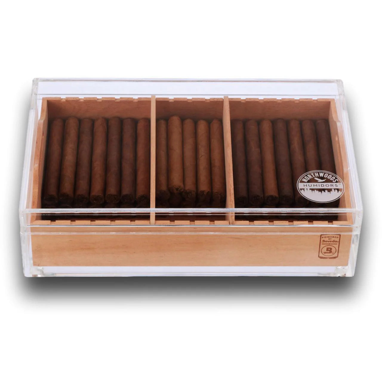 Acrylic Humidor Powered by Boveda
