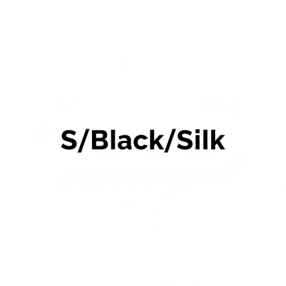 S/Black/Silk