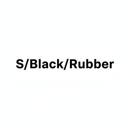 S/Black/Rubber
