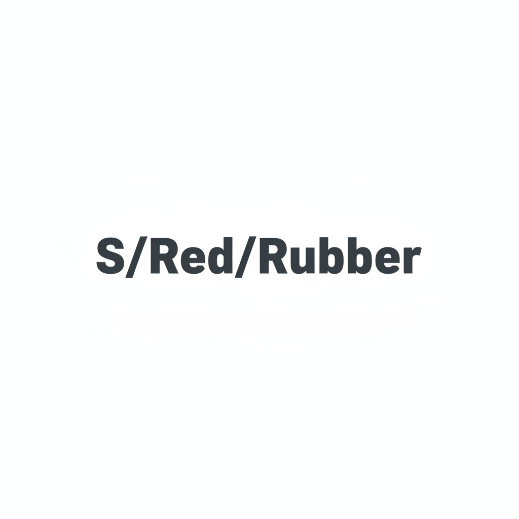 S/Red/Rubber