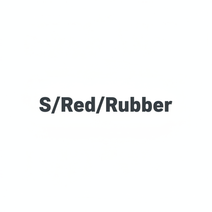 S/Red/Rubber